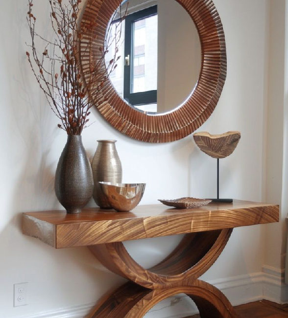 Wood Console